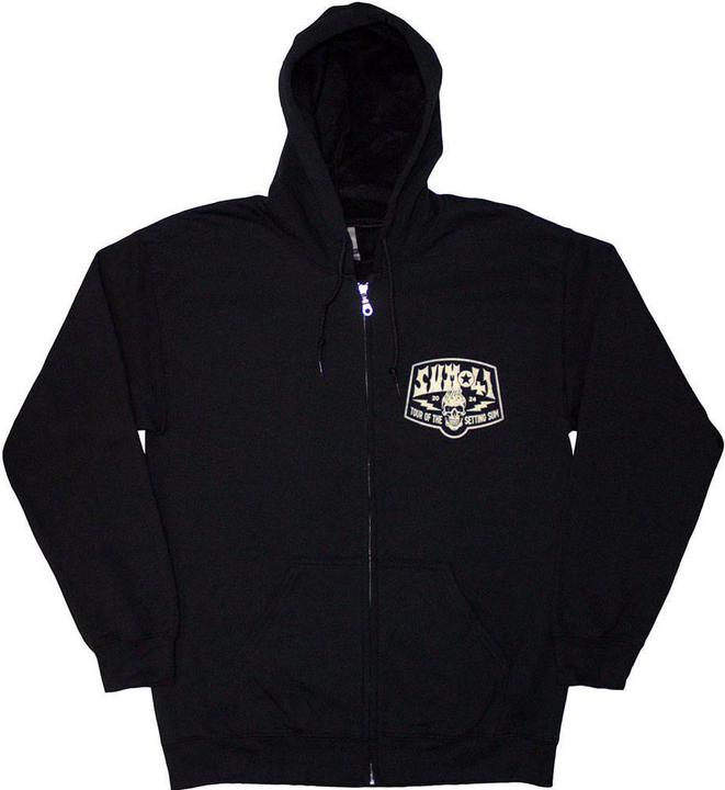 Universal Textiles Tour '24 Hoodie mit durchgehendem Reissverschluss Rückseitiger Aufdruck