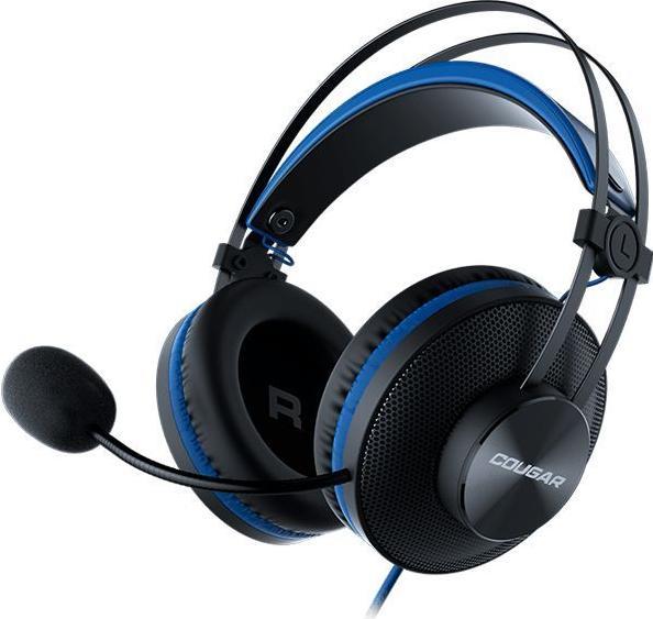 Cougar IMMERSA ESSENTIAL - Headset - volles Kabel - 3,5 mm Klinkenstecker - blå (Kabelgebunden)