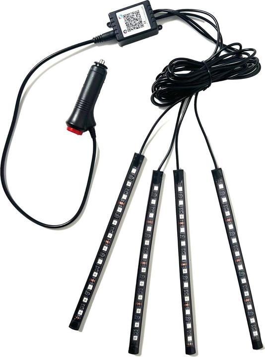 Produktbild Hermex LED Streifen RGB für Auto Innenraumbeleuchtung 5050 SMD LED Light Stripes (RGB, 22.30 cm, Indoor)