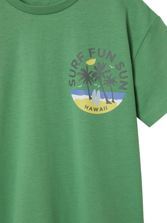 Image du produit Vertbaudet Jungen T-Shirt mit Print an der Brust und Recycling-Baumwolle (128)
