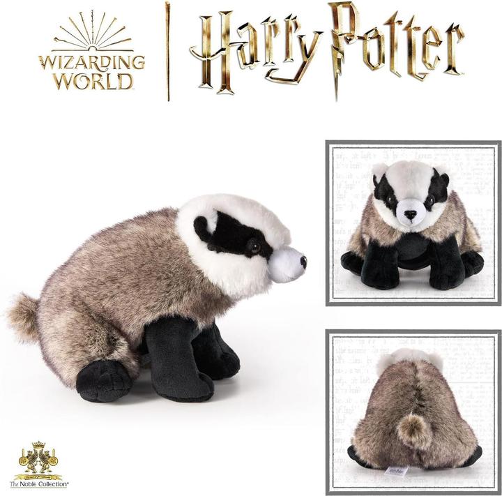 Image du produit Noble Collection Harry Potter peluche Hufflepuff Badger Mascot 17 cm (17 cm)