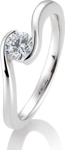 Breuning Ring Schwung 0,40-0,60 ct. (48, 750/18 K Gold)