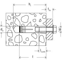 Actual product image Fischer Heavy-duty anchor SL M24 (5 pcs.)