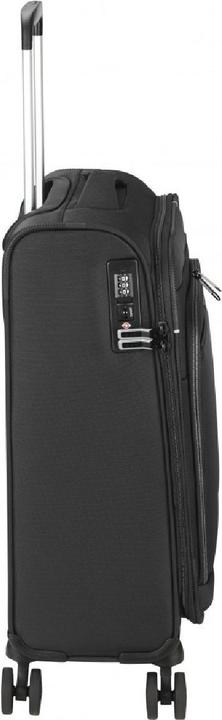 Actual product image D&N Travel Line 9504 4-wheel trolley M 67 cm with expansion fold (67 l, M (50 - 90l))