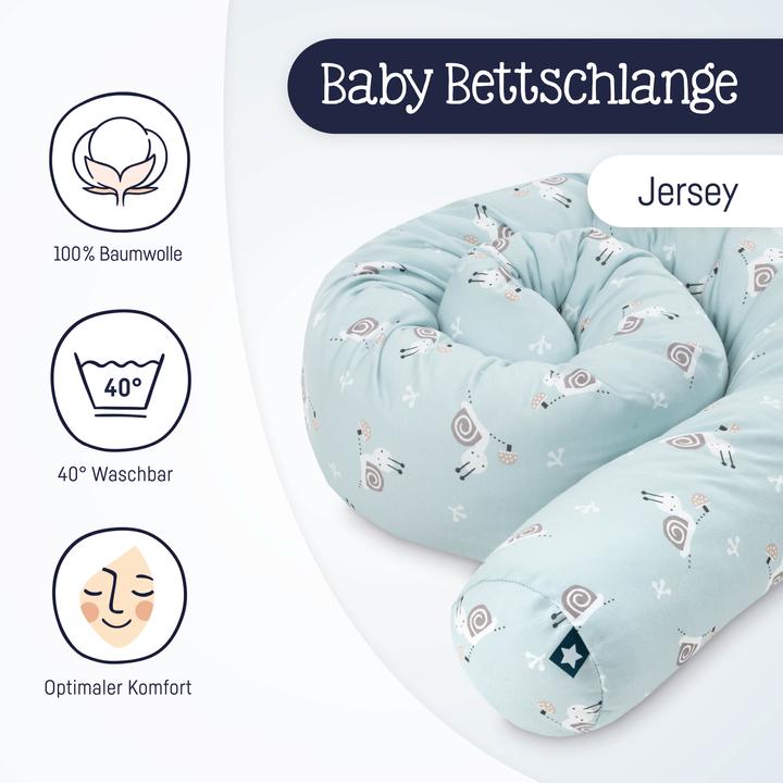 Produktbild Julius Zöllner Jersey Bettschlange, Schnecke