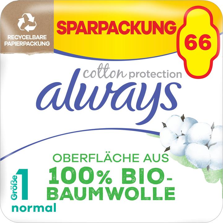 Always Cotton Protection (66 x, Sanitary pads)