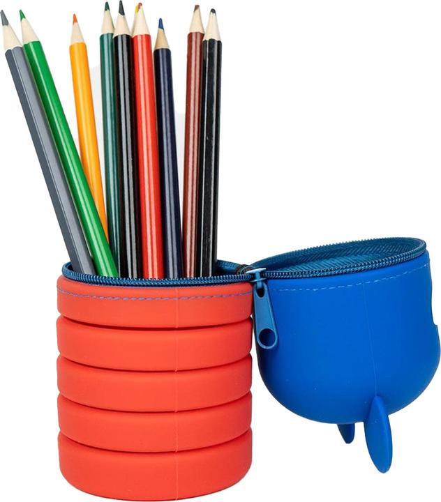 Actual product image Mickey Mouse Pencil holder red 6.5 x 19 x 6.5 cm