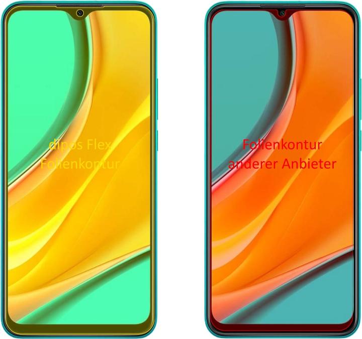 Image du produit Dipos Film de Protection d’écran Full-Cover 3D (2 pièce(s), Xiaomi Redmi 9)