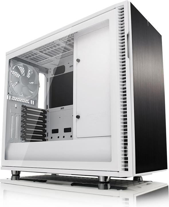 Fractal Define R6 USB-C - White TG (ATX, mATX, Mini-ITX, E-ATX)