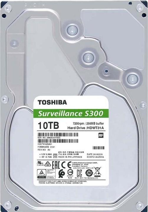 Image du produit Toshiba S300 (10 To, 3.5", CMR)