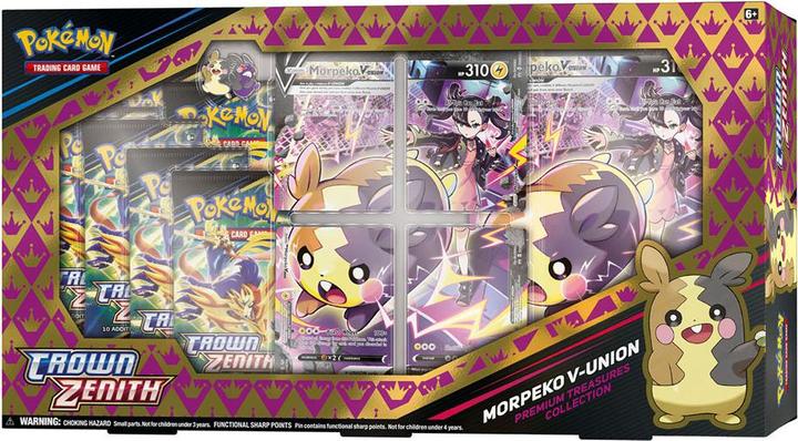 Actual product image Asmodée Pokémon trading card game Crown Zenith Morpeko V-Union Premium Collection