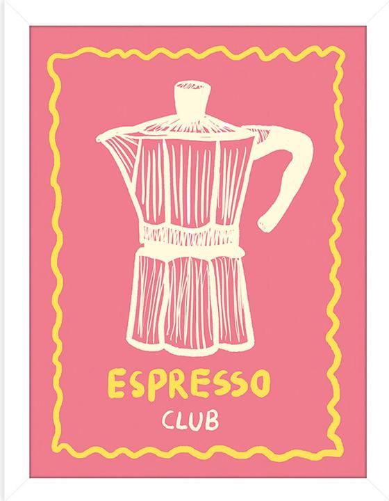 Produktbild Universal Textiles Eingerahmter Druck Studio Dolci Espresso Club Set 2erPack (40 x 30 cm)