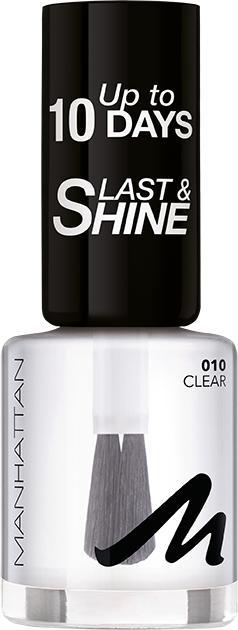 Manhattan Cosmetics Smalto per unghie Last & Shine n. 10 (010, Smalto)