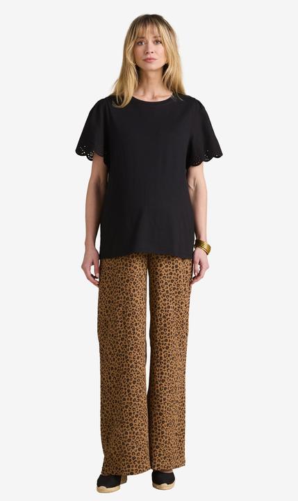 Actual product image Envie de Fraise Bio-Kollektion: Umstands-Shirt mit Lochmuster am Ärmel (36, 38)