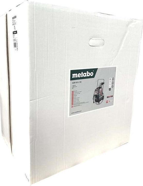 Actual product image Metabo 50L All Purpose Vacuum Cleaner ASR 50 L SC (Wet dry vacuum cleaner)