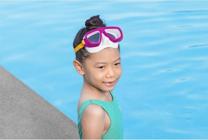 Produktbild Ikonka BESTWAY 22011 Tauchermaske Schwimmbrille rosa 3+