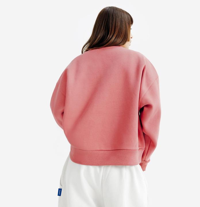 Image du produit Decathlon Sweat col rond femme, rose (S)
