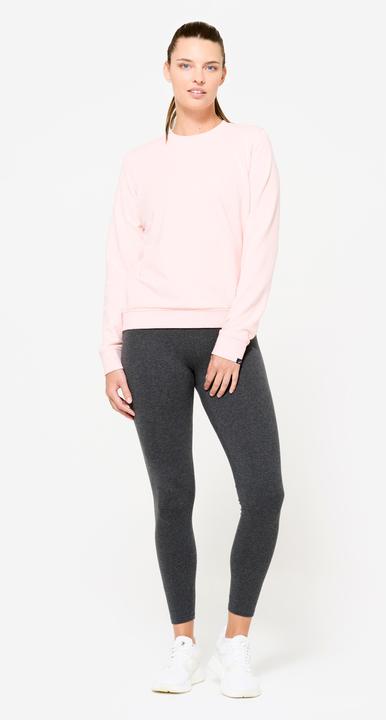 Image du produit Domyos Sweat de training col rond femme, rose clair (S)