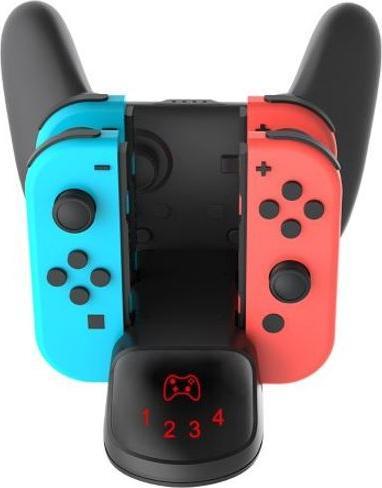 Image du produit Dobe Station de charge pour deux Joy-Con et une Pro Controller (Switch)