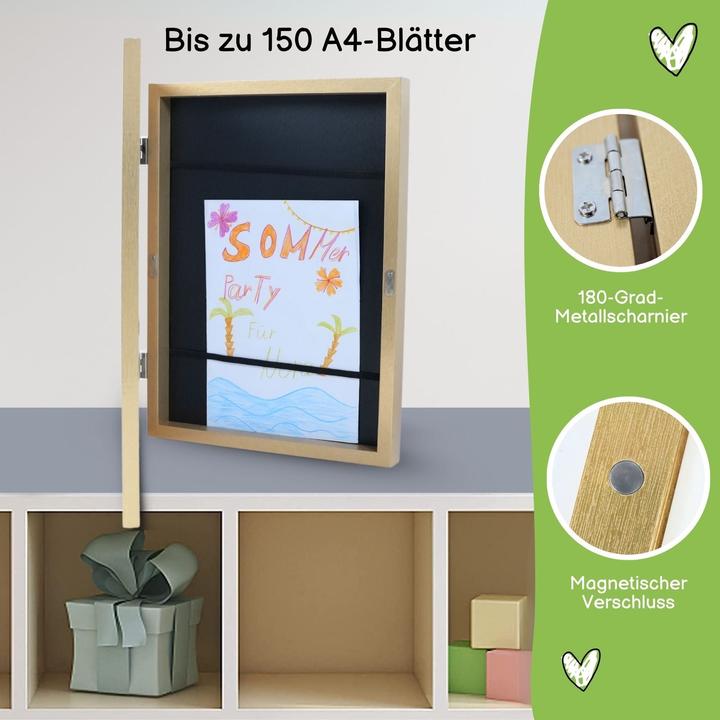 Produktbild Hermex Bilderrahmen Flip Fotorahmen A4 Kunstrahmen Bildhalter Wandrahmen (A4)
