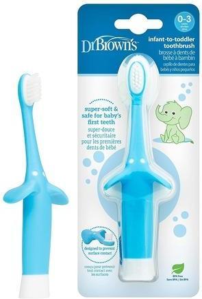 Actual product image Dr. Brown's Options Toothbrush Blue