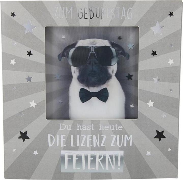 Produktbild Depesche Musikkarte mit Licht Du hast heute die Lizenz zum Feiern (1 Stk.)