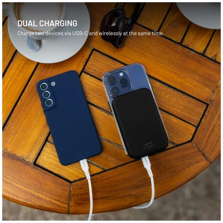 Immagine prodotto Fixed MagZen Trådløs PD 20W Power Bank 10.000 mAh Sort Powerbank - Sort - 10000 mAh (10000 mAh, 12 Wh)