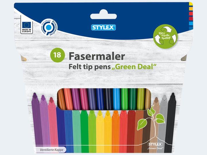 Immagine prodotto Stylex Pastelli in fibra 18 pezzi 64185 (18 x)