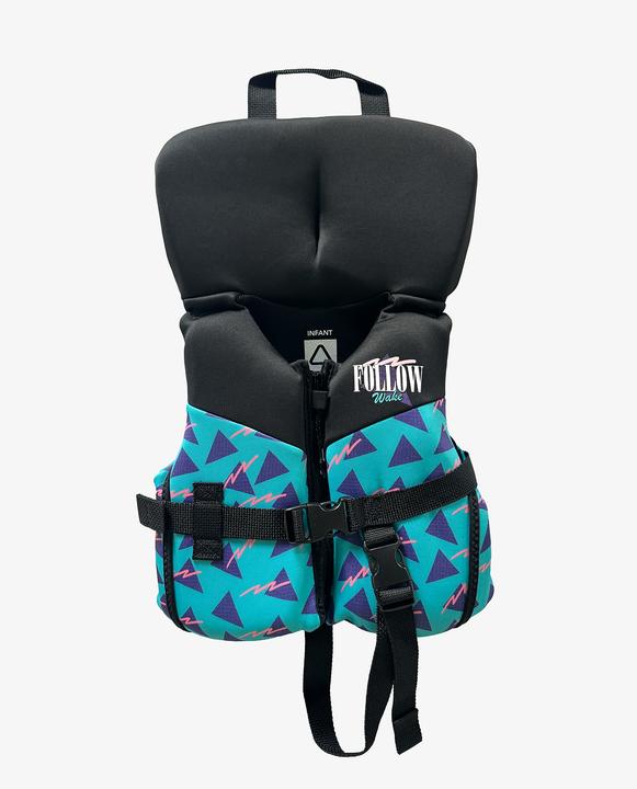 Actual product image Follow Grommy Cga Vest - Infant- Black/Teal - Boys (up to 14 kg)