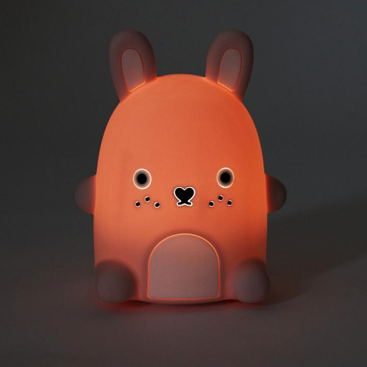 Actual product image Noodoll Night light pink "Ricecarrot