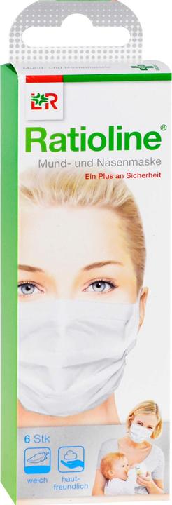 Lohmann & Rauscher Mund- und Nasenmaske (Keine offizielle Schutzklasse, 6 x)
