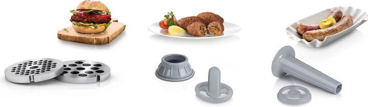 Produktbild Bosch Hausgeräte MFW2520W Fleischwolf Edelstahl