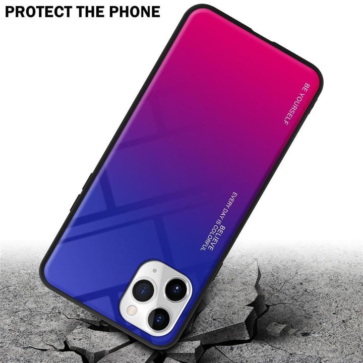 Image du produit Cadorabo Couverture en verre TPU 2 couleurs (Apple iPhone 11 Pro Max)