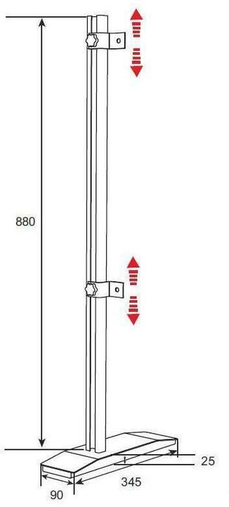 Actual product image DSS Twin 80 (Universal, 80", 80 kg)