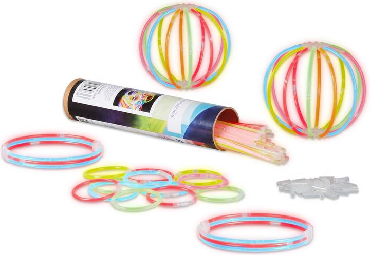 Relaxdays Knicklichter 100 Stück