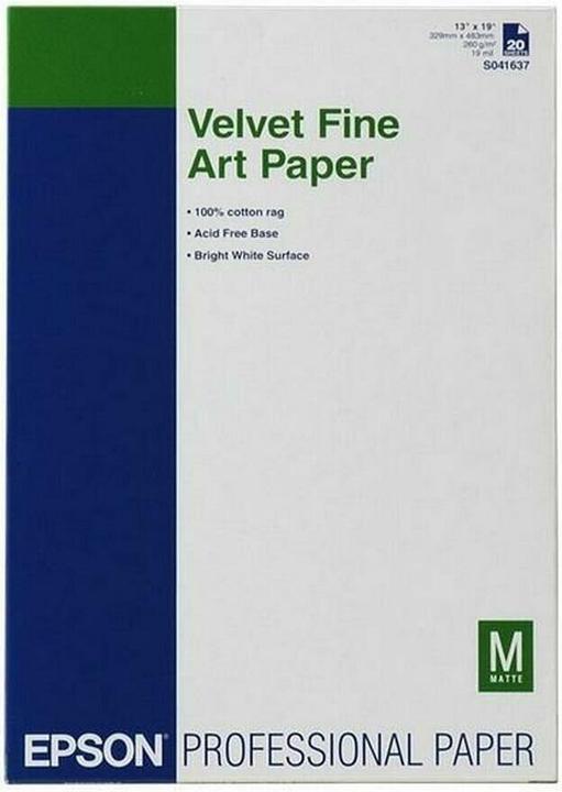 Epson Velvet Fine Art (260 g/m², 20 x, A3+)