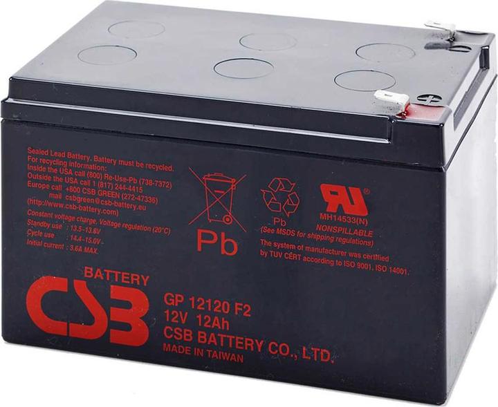 Image du produit CSB Battery Batterie au plomb GP 12120 (12 V, 12000 mAh)
