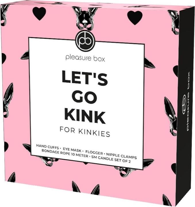 Actual product image Dreamtoys pleasure box let's go kink for kinkies