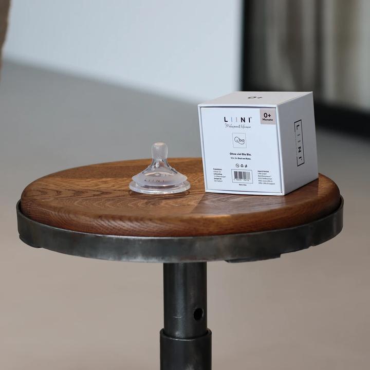 Actual product image Liini Bottle teat with breast structure 6+