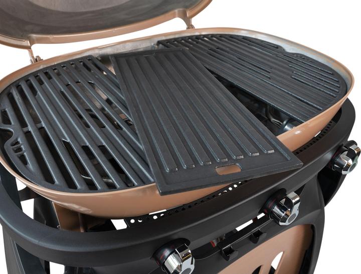 Image du produit Hamson Grill à gaz Ryde 3 Brûleur Champagner 144x65x109 cm (8.20 kW)