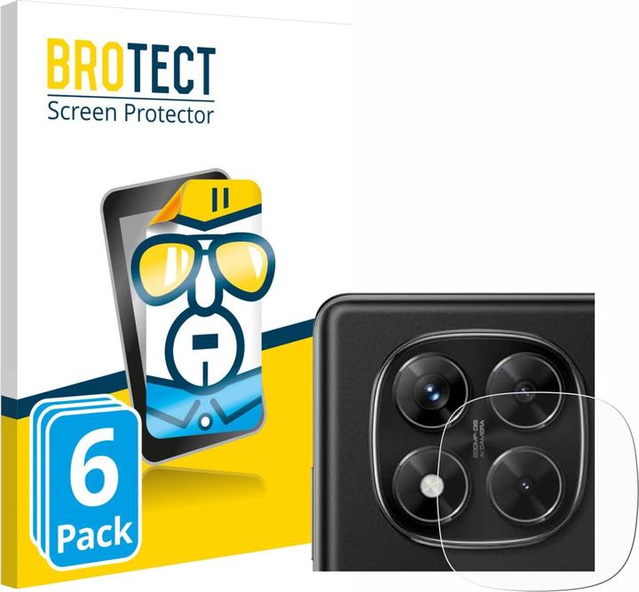 Actual product image BROTECT Screen Protector Clear (6 Piece, Xiaomi Redmi Note 14 Pro)