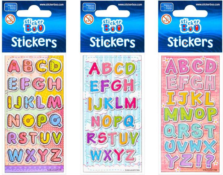 Sticker Boo Buchstaben