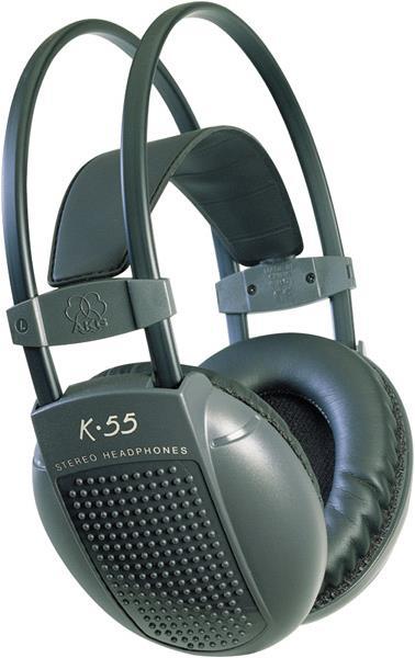 Actual product image AKG K 55 Stereo Headphones with Turbo Bass (Cable)