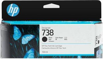 Image du produit HP 738 130-ml Black DesignJet Ink Cartridge (CF)