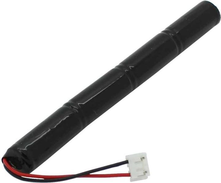Actual product image AccuCell Emergency light battery L1x4 Lady N with 60mm cable and plug, Fega and Schmitt KMU003 (500 mAh, Battery + charger)