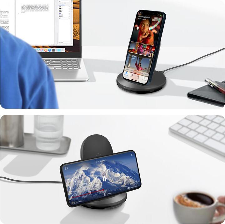 Produktbild Belkin Boost Charge Ladeständer, kompatibel mit QI-Geräten (15 W)