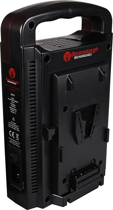 Actual product image Berenstargh Dual Charger for V-mount (Camera battery charger)
