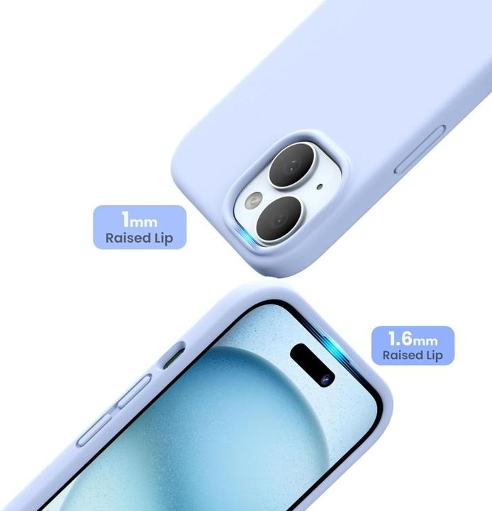 Actual product image Screenguard Apple iPhone 15 Plus Liquid Silicone Case Sleeve (Apple iPhone 15 Plus)