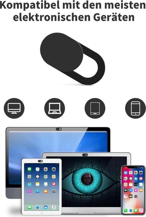 Produktbild PowerGuard 3er Set Privacy Webcam Cover 0.6mm