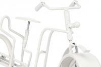 Giftdecor Schmiedeeiserne Fahrraduhr weiss 21cm